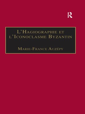 cover image of L'Hagiographie et l'Iconoclasme Byzantin